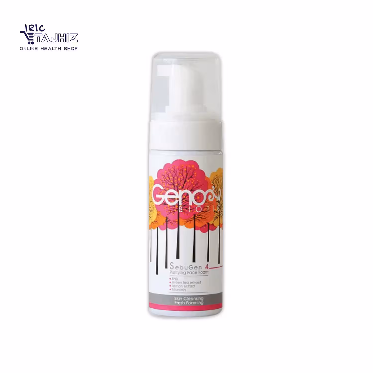 فوم شستشوی صورت پوست مستعد آکنه ژنوبایوتیک Geno Biotic حجم 150 میلی