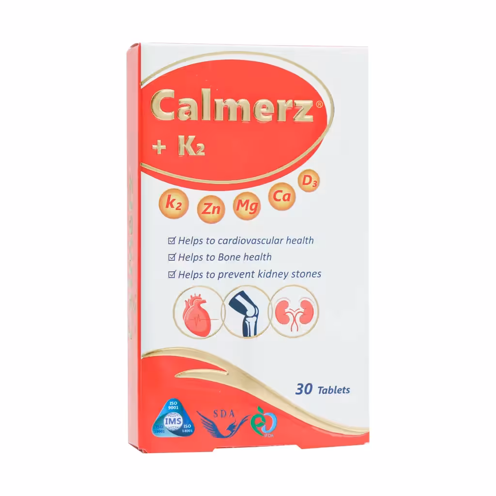 قرص کالمرز K2 سیمرغ دارو عطار Calmerz plus k2