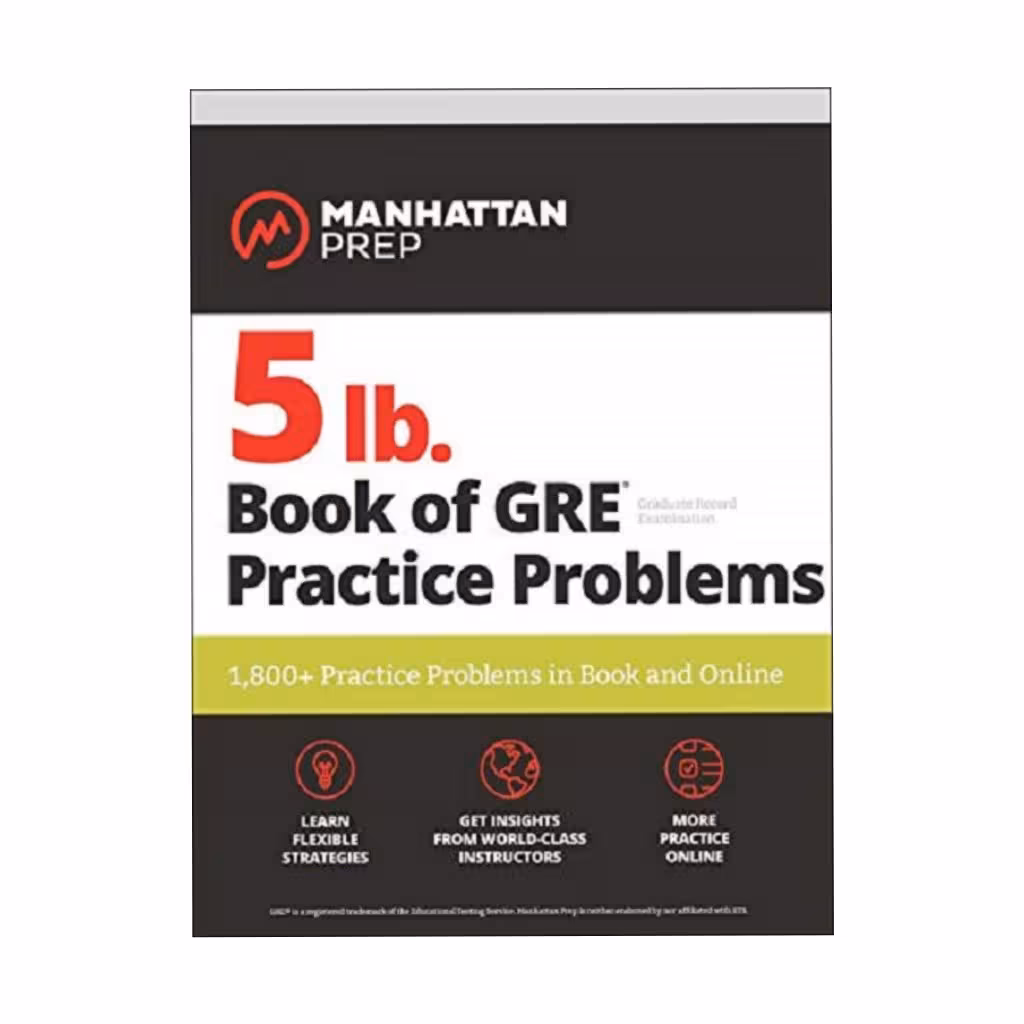 5lb. Book of GRE Practice Problems