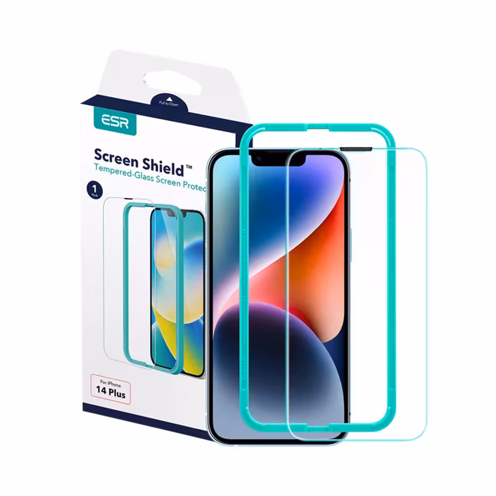 محافظ صفحه نمایش ESR برای آیفون 14 پلاس / 13 پرو مکس - فروشگاه اسپيگن ایران
