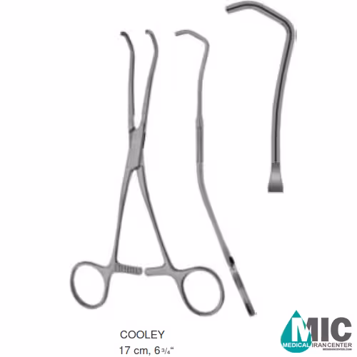 کلمپ آناستوموز آتروماتیک با دندانه کولی(COOLEY)