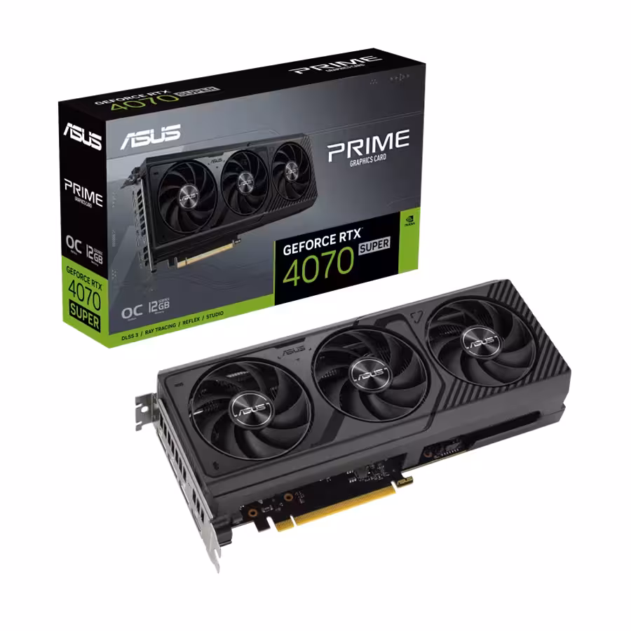 کارت گرافیک ایسوس مدل PRIME GeForce RTX 4070 SUPER 12GB GDDR6X OC Edition