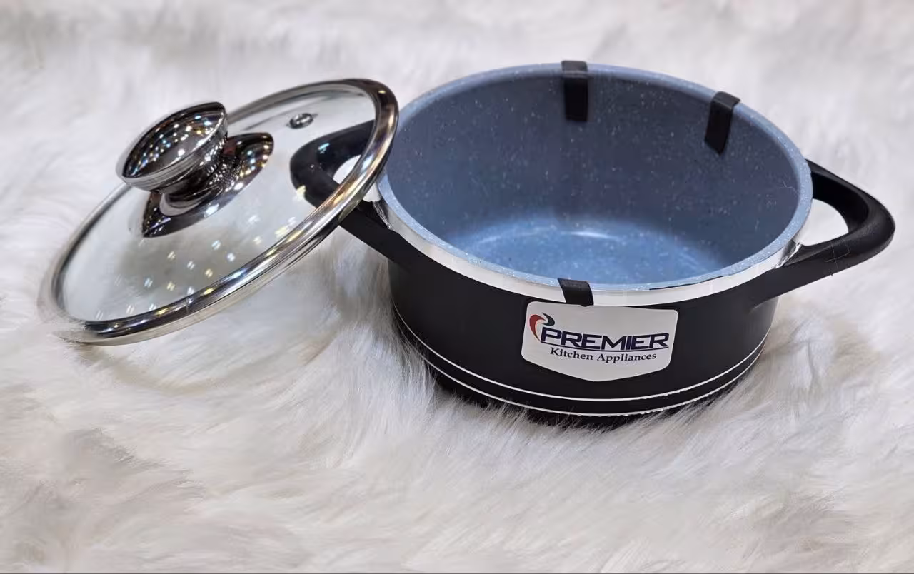 سرویس قابلمه 21 پارچه گرانیت پریمیر طوسی مدل p315