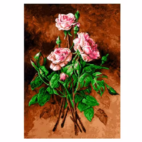 طرح گل وگلدان کد 25248