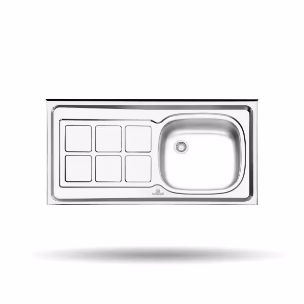 سینک ظرفشویی کلاسیک پرنیان استیل مدل PS 3107