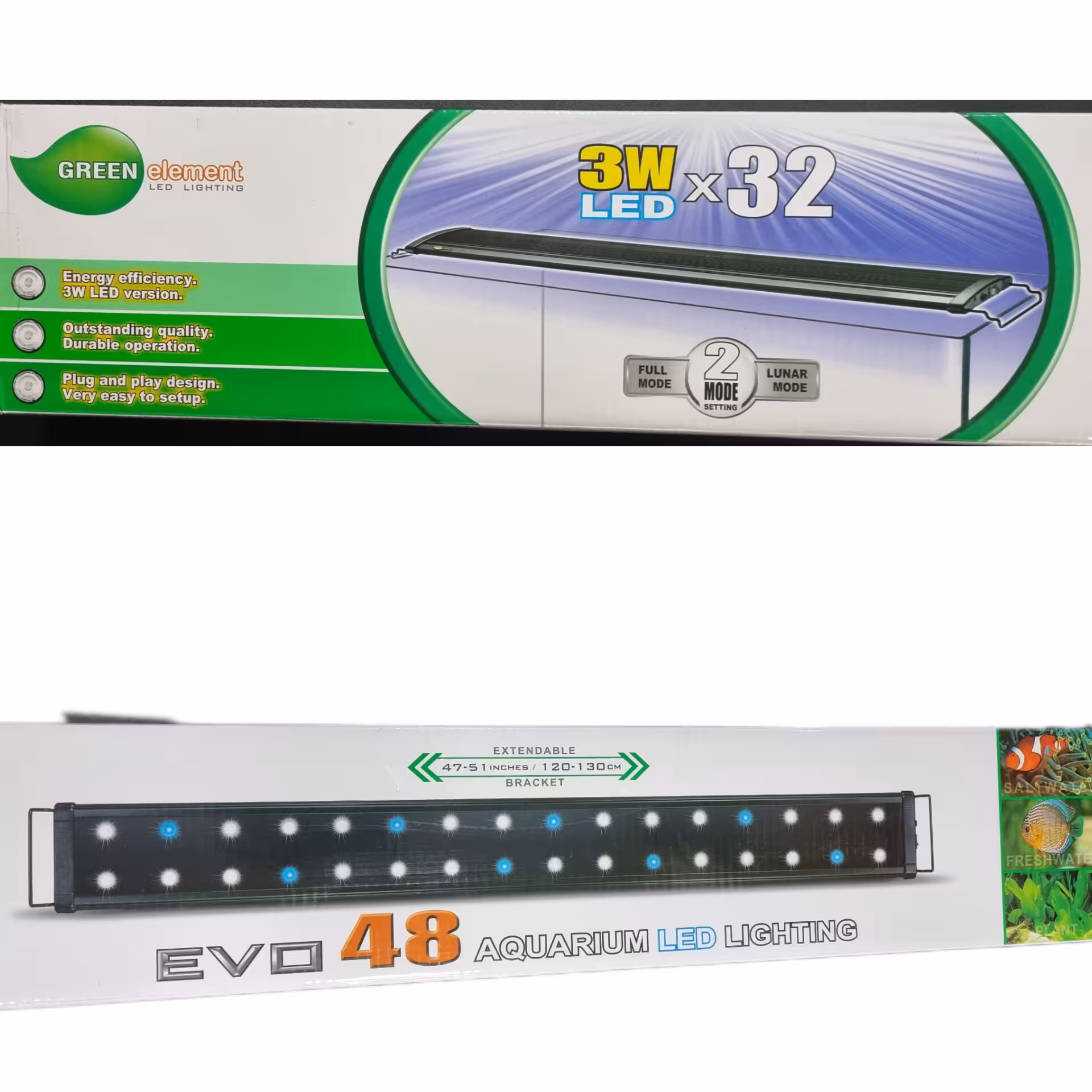 ال ای دی آکواریوم اودیسه مدل اِوو odyssea evo 48