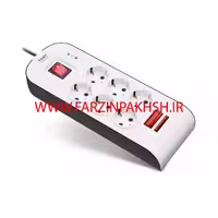 محافظ شش خانه ارتدار با کلید و کابل 5 متری مدل پارت 8796