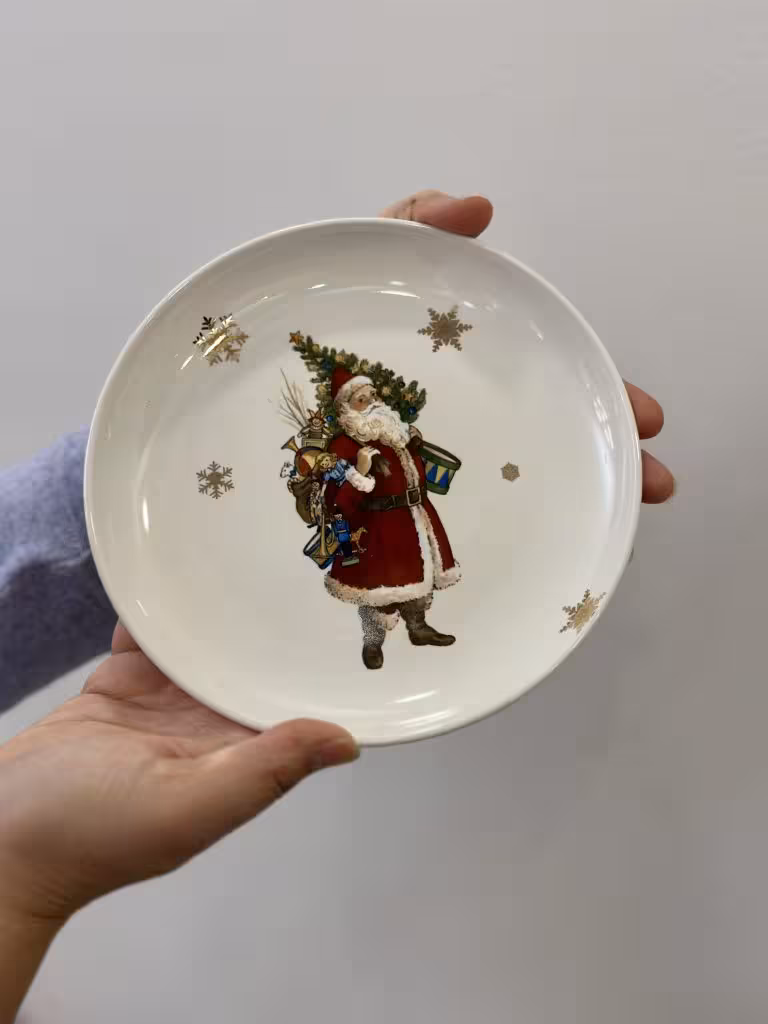 بشقاب چینی طرح کریسمس شماره 3