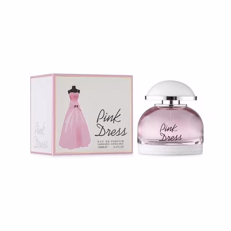 ادوپرفیوم زنانه مدل PINK DRESS فرگرانس 100 میل
