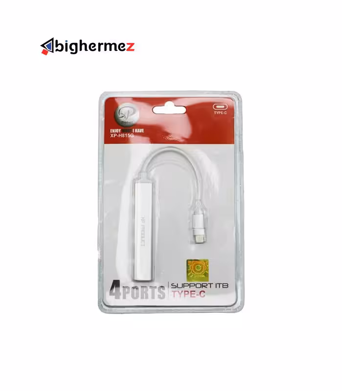 هاب 4پورت TYPE-C ایکس پی مدل XP-H815M