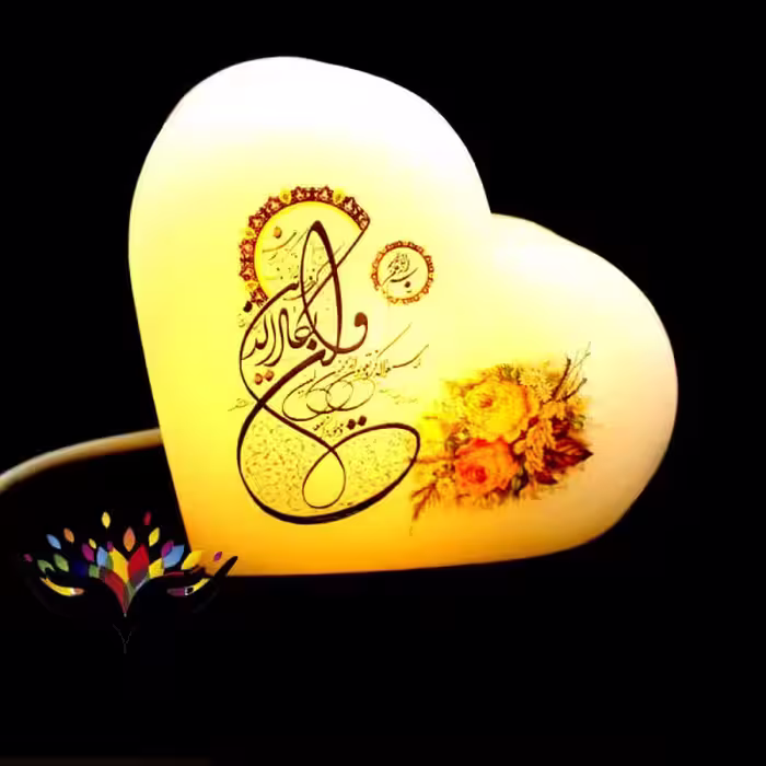 چراغ خواب سنگ نمک وان یکاد طرح قلب کد CH_1000