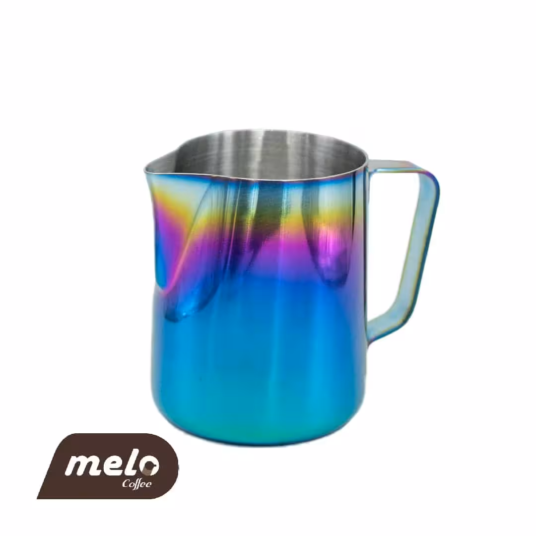 پارچ شیر حرفه ای 350ML (مدل رنگین کمانی)
