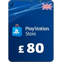 گیفت کارت PlayStation Store Gift Card 80 GBP – Pounds