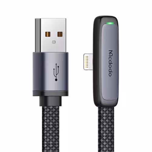 کابل شارژ لایتنینگ 90 درجه مک دودو Mcdodo Lightning 90 degree Data Cable CA-2791