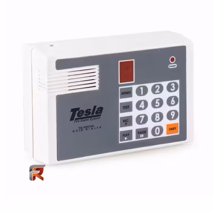 تلفن کننده 10حافظه خط شهری تسلا دستگاه تلفن کننده اعلام حریق تسلا مدل TP6250