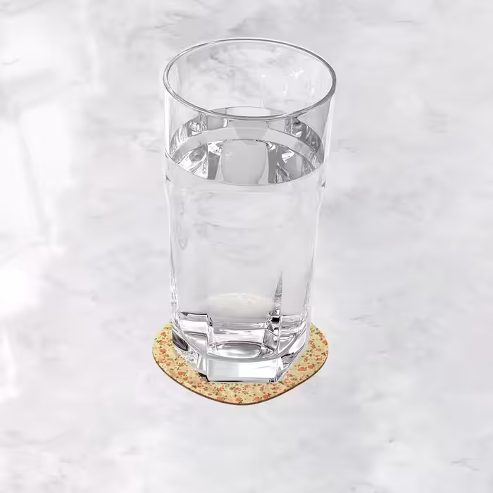 زیر لیوانی ترمه طراحان ایده مدل گل کد 2 مجموعه 6 عددی