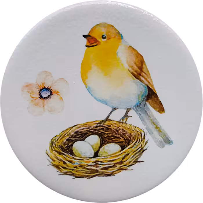 بشقاب دیوارکوب سفالی مدل شعر عاشقانه کد 5 مجموعه 2 عددی