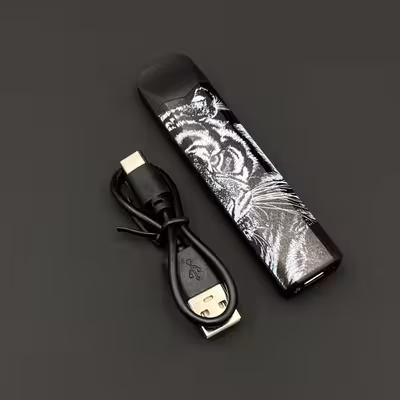 فندک مدل المنتی طرح پلنگ و پاد کد DKD-926 