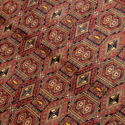 فرش دستبافت سه و نیم متری مدل ترکمن  کد 40.2929