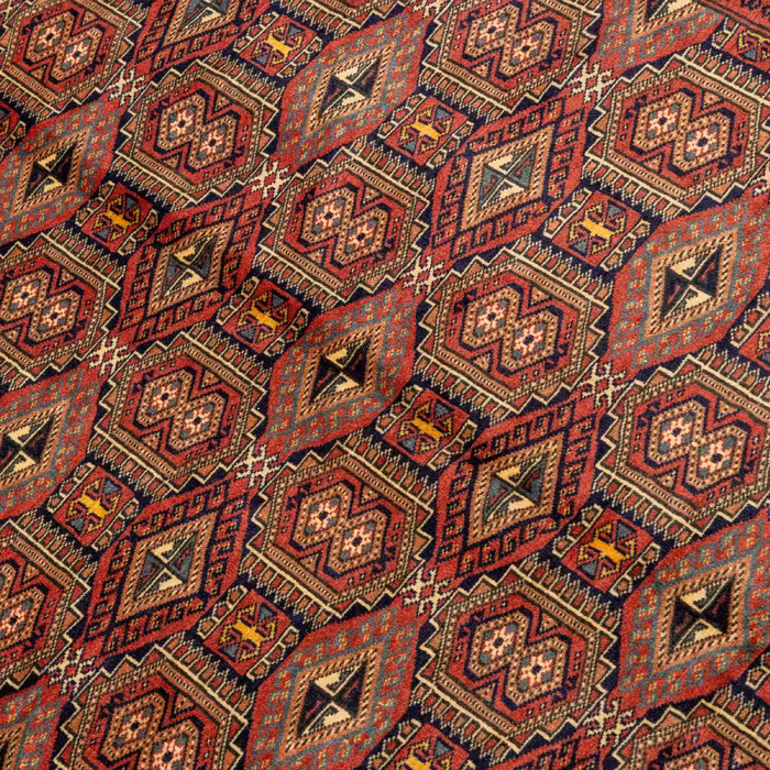 فرش دستبافت سه و نیم متری مدل ترکمن  کد 40.2929