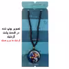گردنبند پرمانه طرح مسی کد pmd.8814 مدل دو طرفه