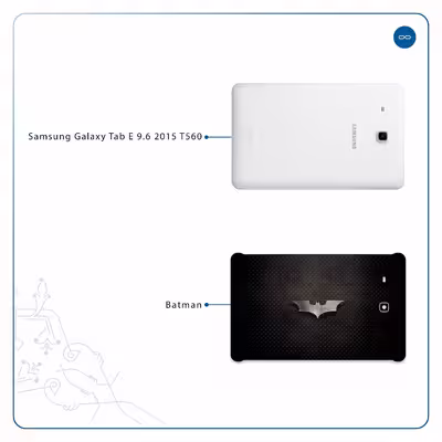 برچسب پوششی ماهوت مدل Batman مناسب برای تبلت سامسونگ Galaxy Tab E 9.6 2015 T560