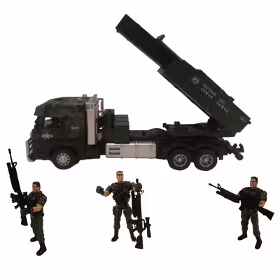 اسباب بازی جنگی مدل کامیون آتشبار کد FT128