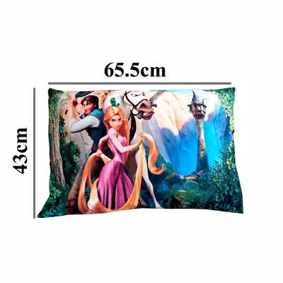 روبالشی کودک طرح گیسوکمند