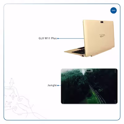 برچسب پوششی ماهوت مدل Jungle مناسب برای تبلت جی ال ایکس W11 Plus