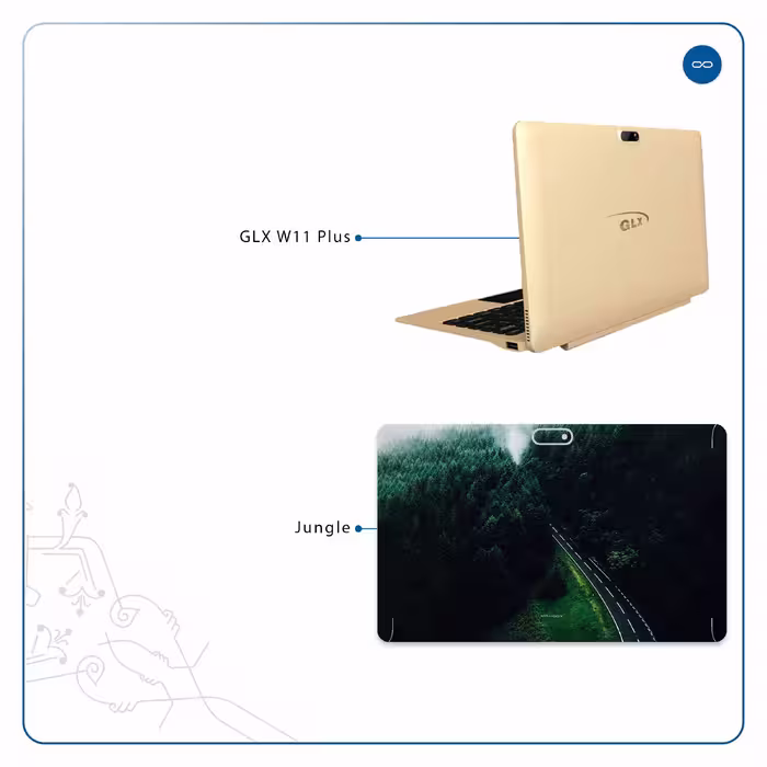 برچسب پوششی ماهوت مدل Jungle مناسب برای تبلت جی ال ایکس W11 Plus