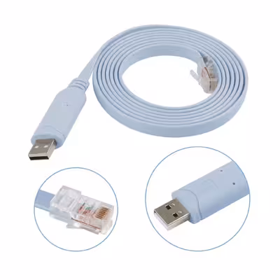 کابل تبدیل USB به RG45 مدل Cisco Programming