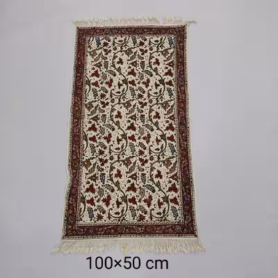 سفره قلمکار مدل باغ انگور آبنوس