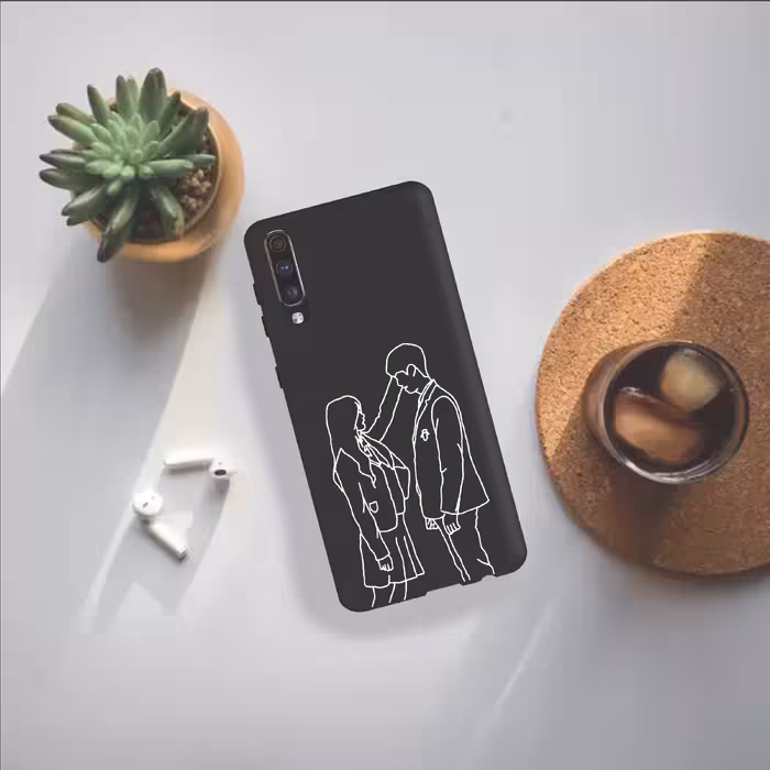 کاور طرح عاشقانه مینیمال مناسب برای گوشی موبایل سامسونگ Galaxy A50 / A50s / A30s