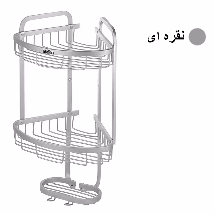 قفسه حمام ردفلاور مدل کنج کد LV2