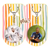 جاکلیدی خندالو مدل کیلیان امباپه کد 1401814017 مجموعه 2 عددی