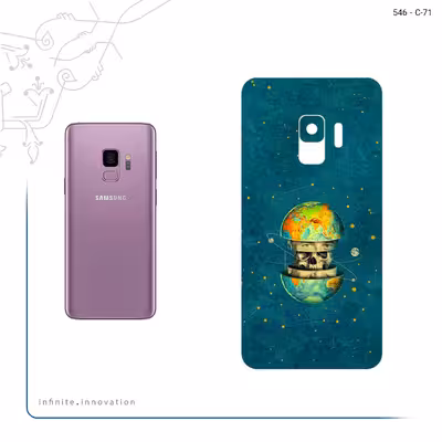 برچسب پوششی ماهوت مدل Collage of Earth Face مناسب برای گوشی موبایل سامسونگ Galaxy S9