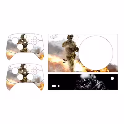 برچسب کنسول بازی ایکس باکس series s مدل call of duty کد 14 مجموعه 4 عددی