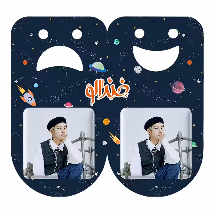 پیکسل خندالو مدل رنجون گروه NCT کد 12230 به همراه مگنت