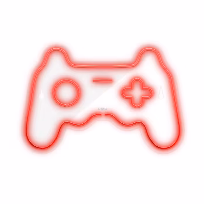 چراغ دیواری نئون دیزاین طرح Game-Controller