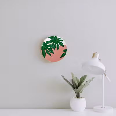 بشقاب دیوارکوب سفالی مدل bb33