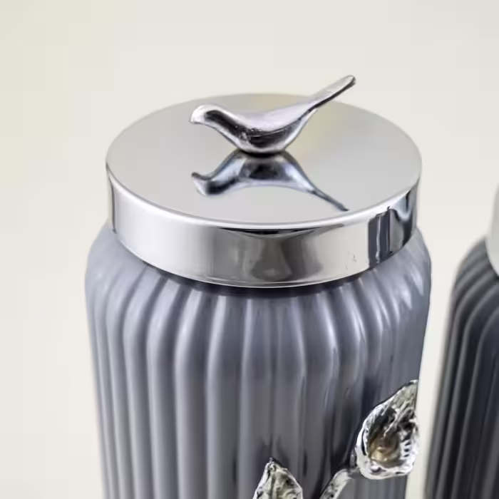 بانکه مدل کندی شیاردار کد PR033 مجموعه 3 عددی 