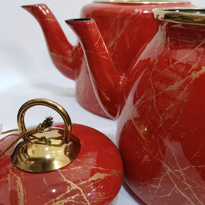 ست کتری و قوری پاچی مدل MRMR