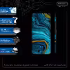 برچسب پوششی ماهوت مدل Turquoise marblewith golden streaks-FullSkin مناسب برای گوشی موبایل هوآوی Y7a