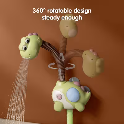 اسباب بازی حمام توماما کیدز مدل 3017 طرح دایناسور