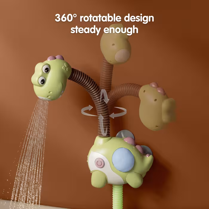 اسباب بازی حمام توماما کیدز مدل 3017 طرح دایناسور