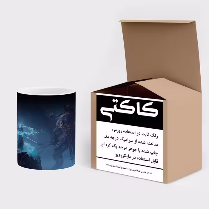 ماگ حرارتی کاکتی طرح بت مدل mgh15986