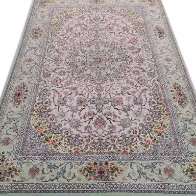 فرش دستبافت چهار متری اصفهان موسی الرضایی کد 1077