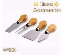 ست پنیر خوری دسته چوبی