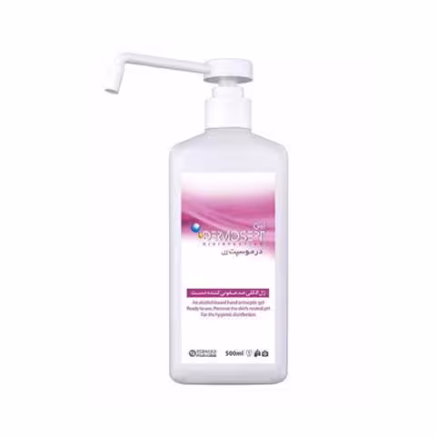 ژل الکلی ضد عفونی کننده دست درموسپت 500 سی سی