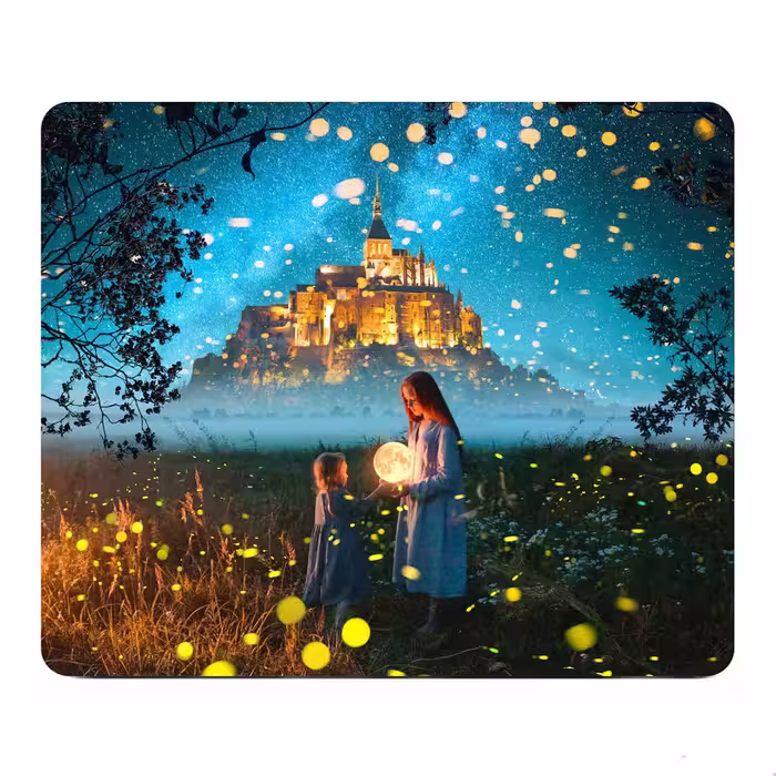 پد موس - پد ماوس  مدل G11 طرح Moon Girl